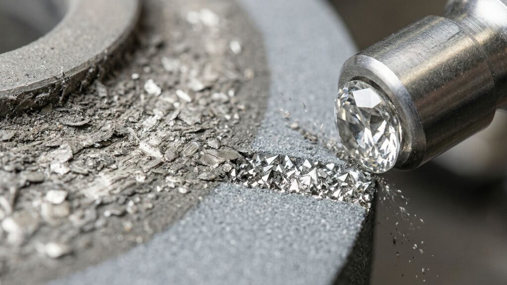 Diamantschleifscheibe abrichten